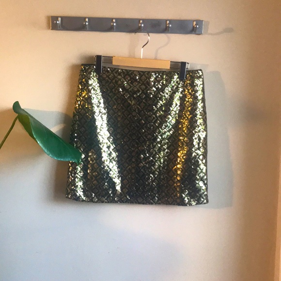 Geometric sequin mini skirt - Picture 1 of 2